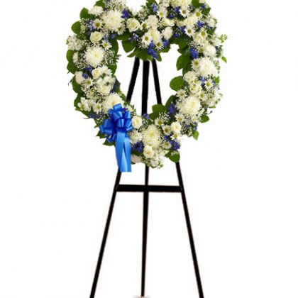 corazón de flores