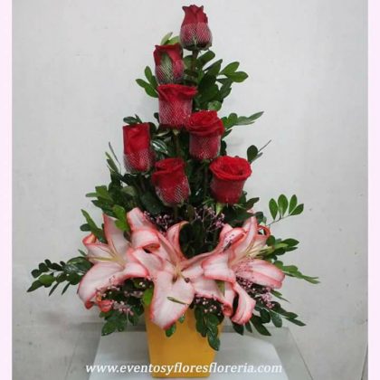 rosas y lirios
