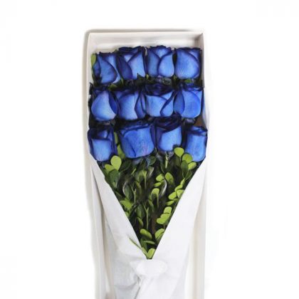 Rosas azules