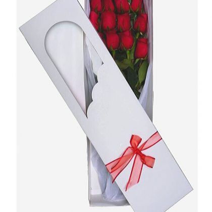 Rosas en caja