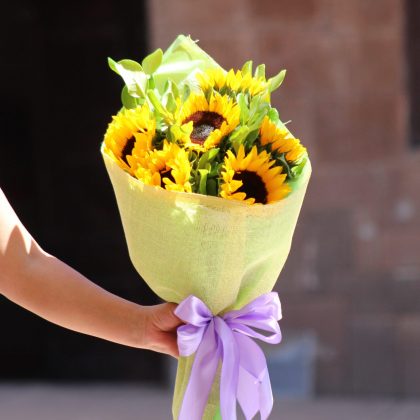ramo de girasoles