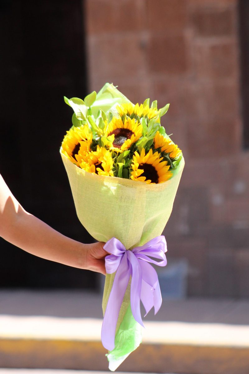 ramo de girasoles