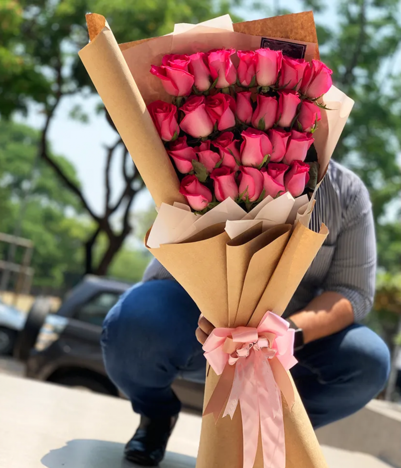 ramo de 25 rosas