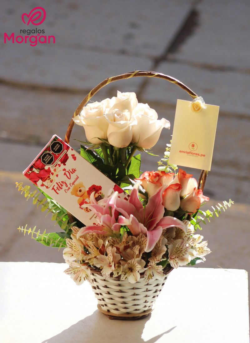 arreglo floral con chocolate - cusco