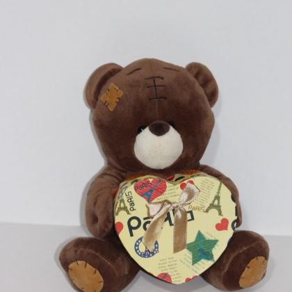 oso con 4 piezas de  bono bon
