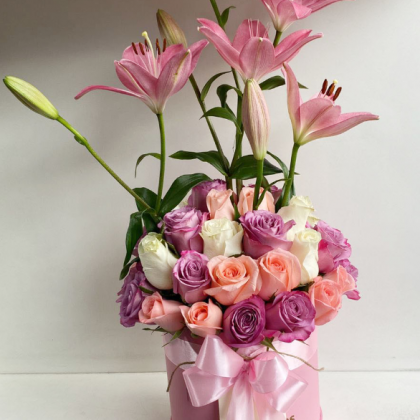 box de 30 rosas